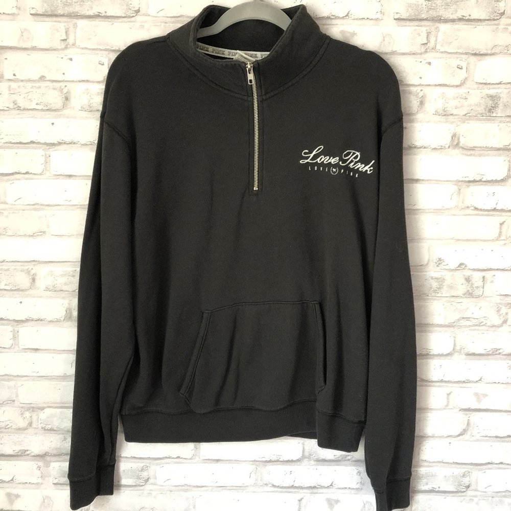 Victoria's Secret Pink Half Zip Pullover